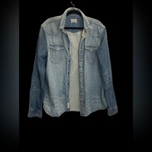 ALL SAINTS Reed Denim Shacket